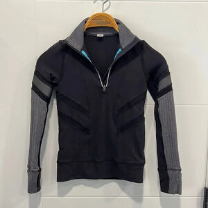 Lululemon Ivivva 1/4 zip long sleeve shirt size 7